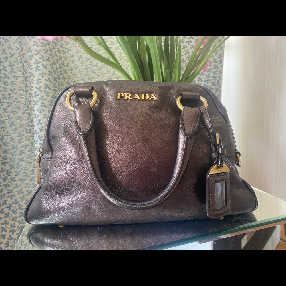 Prada Bag Metallic Copper
